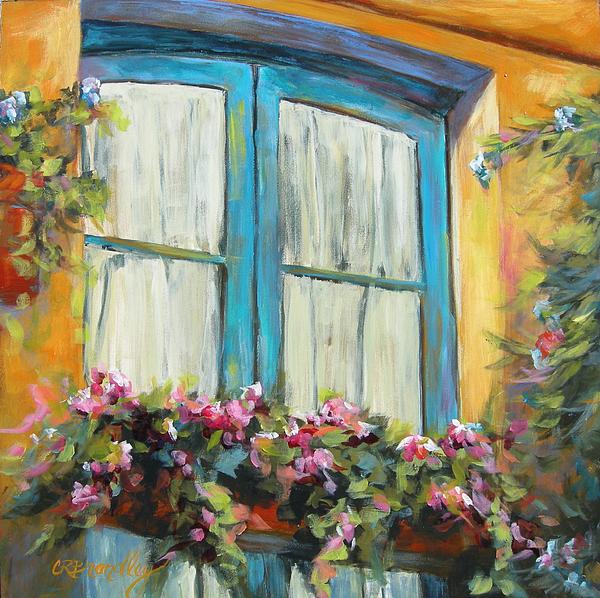 Window in Assisi Painting